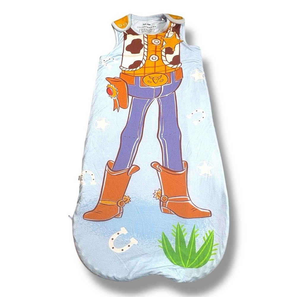 Little sleepies Disney Toy Story Woody Sleepy Bag bamboo winter weight 0-6 mo